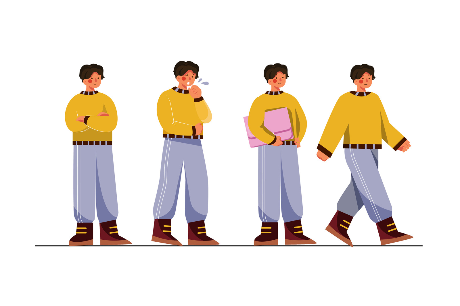 M373_Character Poses Illustration Pack M373_Character Poses Illustration Pack