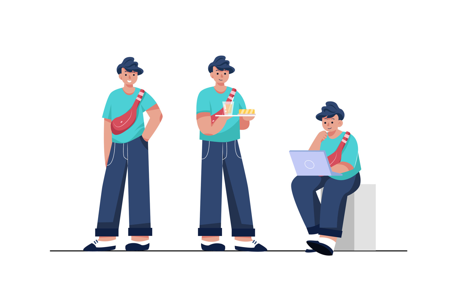 M373_Character Poses Illustration Pack M373_Character Poses Illustration Pack