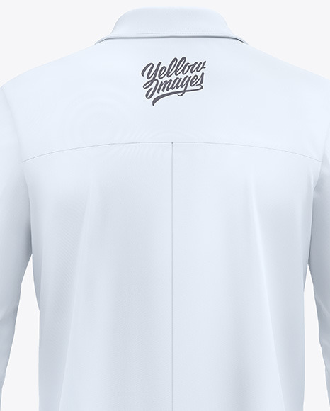 Lab Coat Mockup – Back View