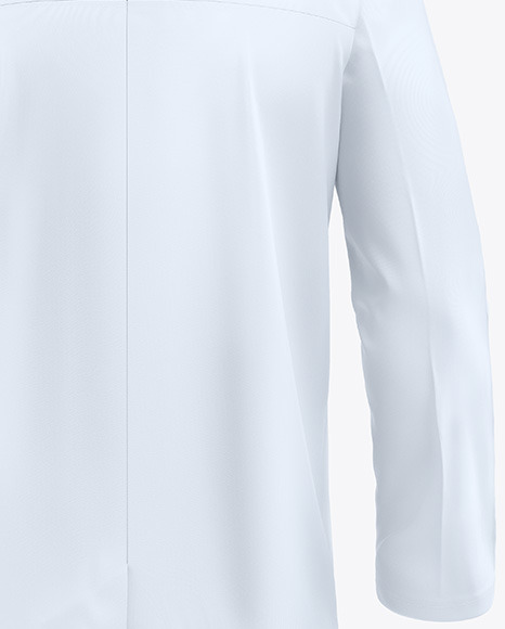 Lab Coat Mockup – Back View