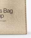 Canvas Bag Mockup - Front View