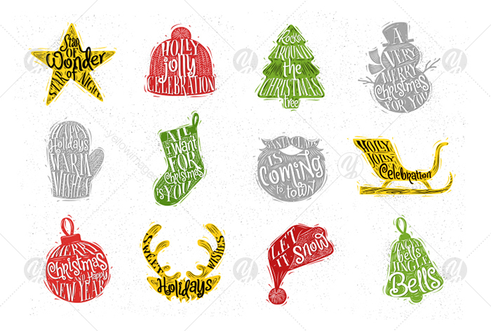 Christmas silhouettes Christmas silhouettes