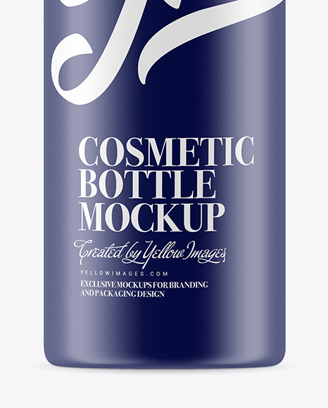 Matte Cosmetic Bottle Mockup