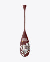 Matte Small Canoe Paddle Mockup - Front View