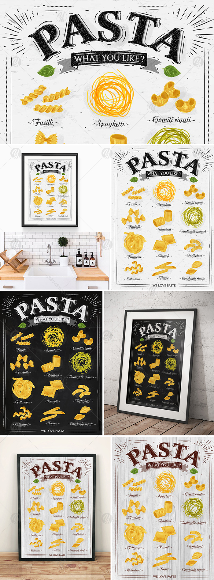 Pasta Poster Pasta Poster
