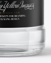 Clear Glass Vodka Bottle Mockup