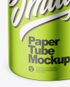 Metallized Paper Tube Mockup