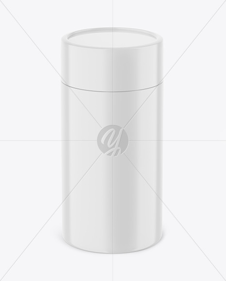 Glossy Paper Tube Mockup