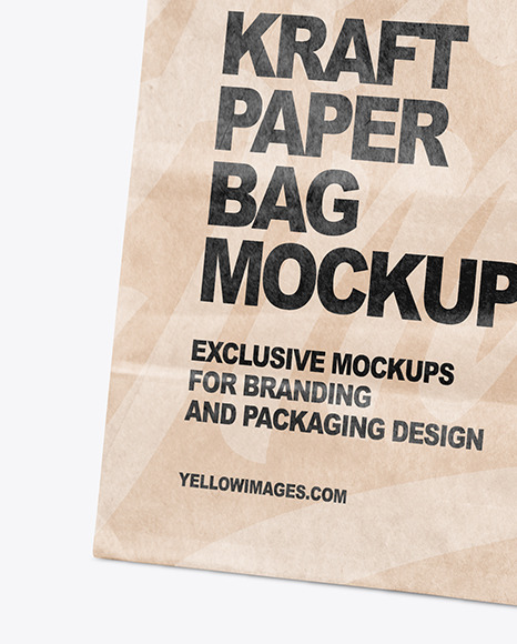 Kraft Paper Shopping Bag Mockup