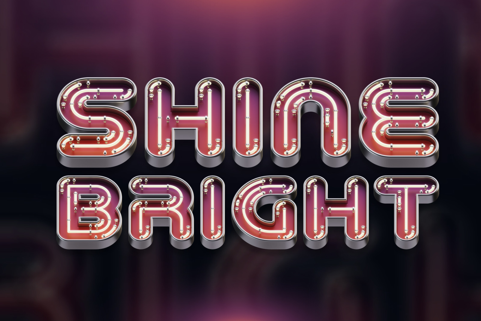 Lights Up Color Font Lights Up Color Font