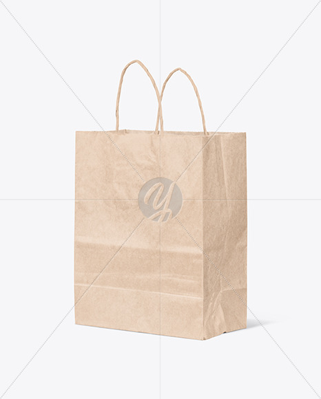 Kraft Paper Shopping Bag Mockup