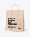 Kraft Paper Shopping Bag Mockup