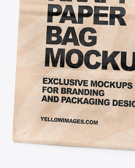 Kraft Paper Shopping Bag Mockup