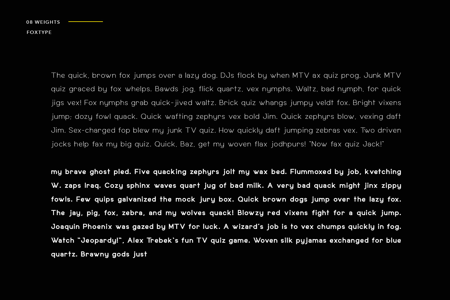 Bonwick Typeface Bonwick Typeface
