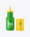 Matte Plastic Oil Bottle Mockup