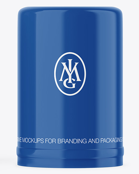 Glossy Plastic Oil Bottle Mockup