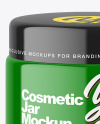 Glossy Cosmetic Jar Mockup