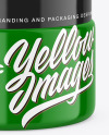 Glossy Cosmetic Jar Mockup Glossy Cosmetic Jar Mockup