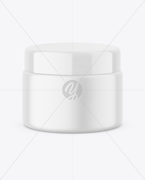 Matte Cosmetic Jar Mockup Matte Cosmetic Jar Mockup
