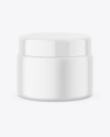 Matte Cosmetic Jar Mockup Matte Cosmetic Jar Mockup