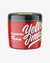 Matte Cosmetic Jar Mockup Matte Cosmetic Jar Mockup