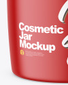 Matte Cosmetic Jar Mockup Matte Cosmetic Jar Mockup