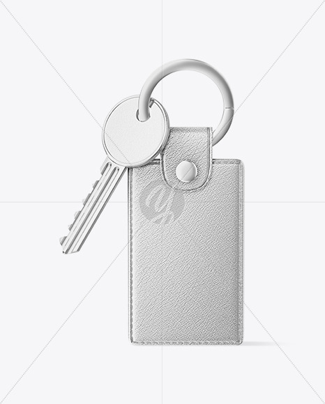 Metallized Keychain Mockup