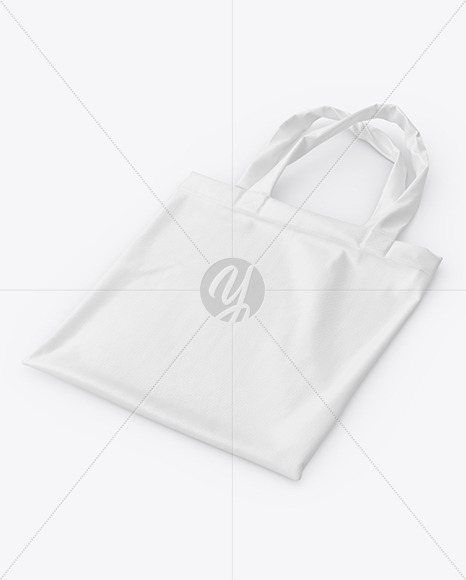 Cotton Bag Half Side view Mockup