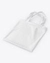 Cotton Bag Half Side view Mockup