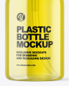 Color Liquid Cosmetic Bottle with Pump Mockup Color Liquid Cosmetic Bottle with Pump Mockup