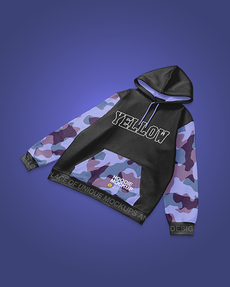 Hoodie Mockup – Half Side View