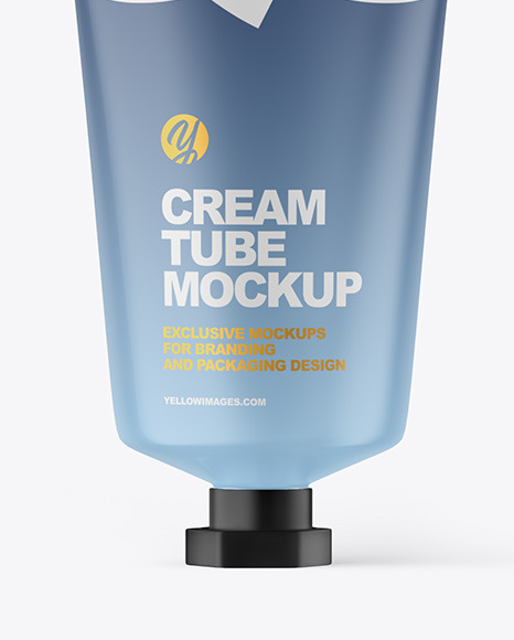 Matte Cosmetic Tube Mockup