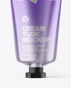 Metallic Cosmetic Tube Mockup