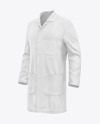 Lab Coat Mockup - Half Side View