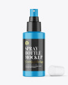 Matte Spray Bottle Mockup