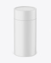 Matte Paper Tube Mockup