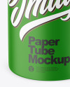 Matte Paper Tube Mockup