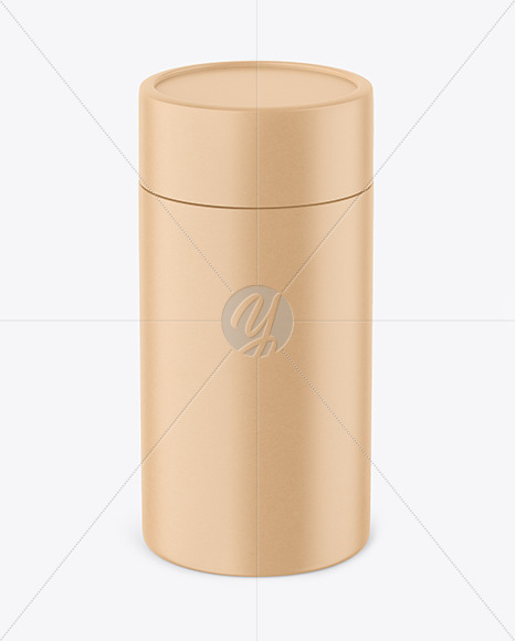 Kraft Paper Tube Mockup