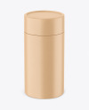 Kraft Paper Tube Mockup