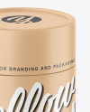 Kraft Paper Tube Mockup