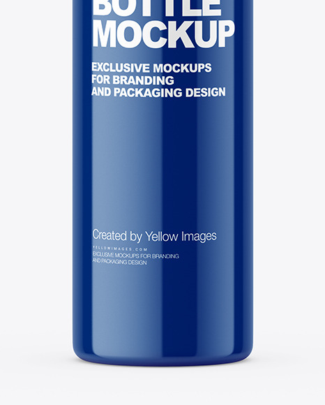 Glossy Spray Bottle Mockup