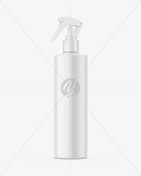 Matte Spray Bottle Mockup