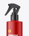 Matte Spray Bottle Mockup