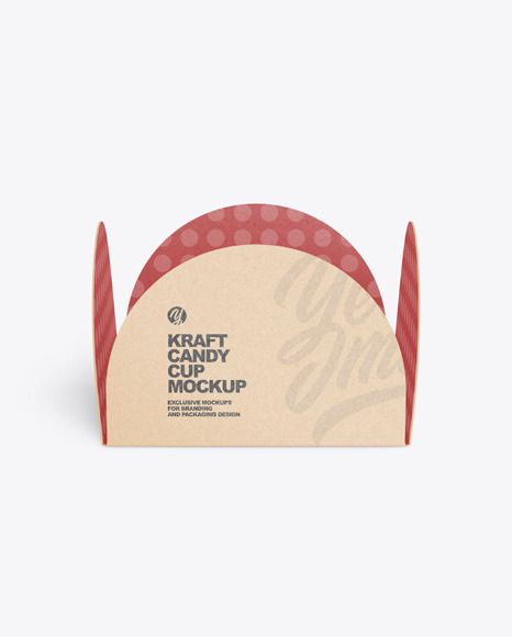 Kraft Candy Cup Mockup