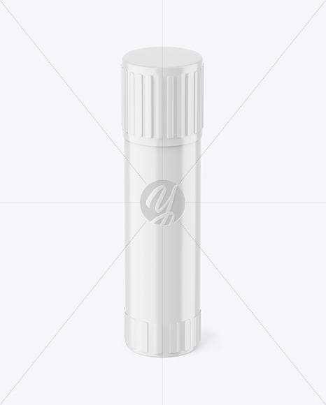 Glossy Glue Stick Mockup