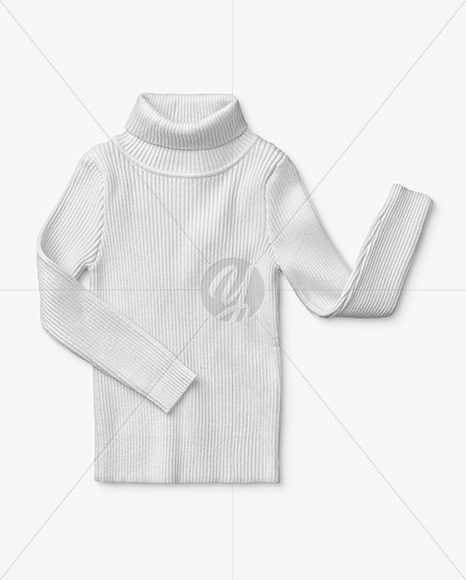 Kids Turtleneck Mockup