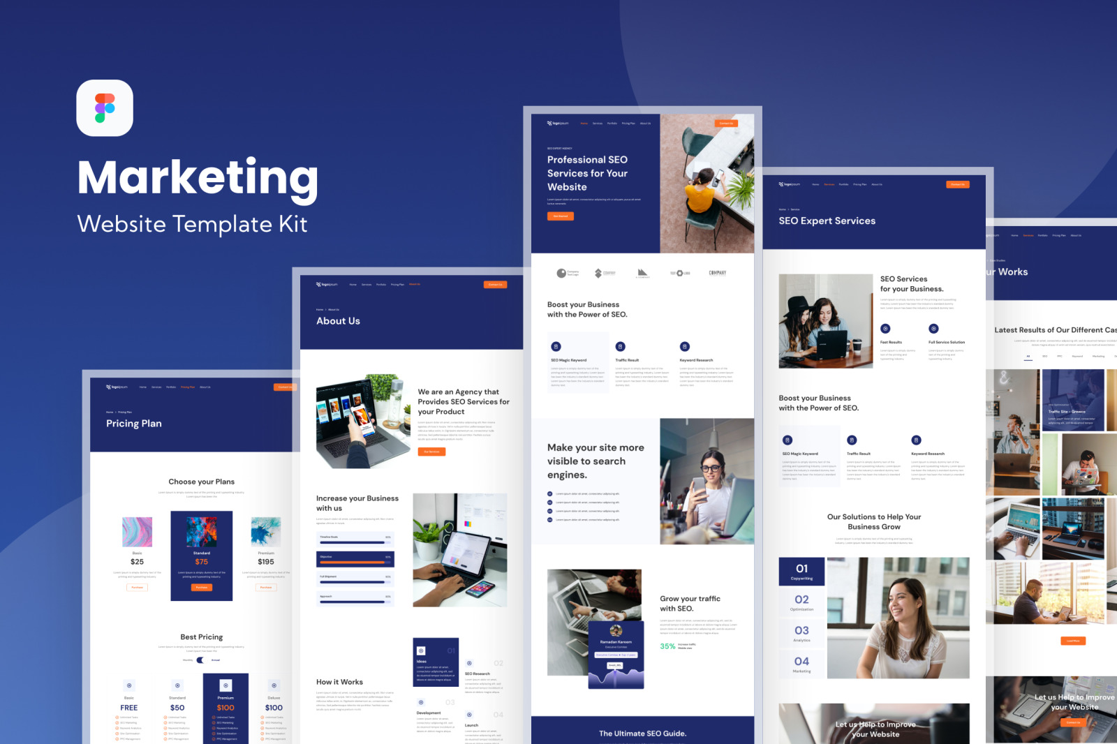 Marketing Website Template Kit Marketing Website Template Kit