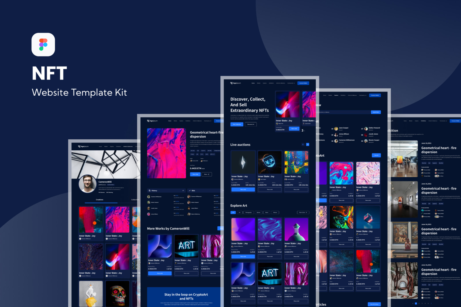 NFT Website Template Kit NFT Website Template Kit