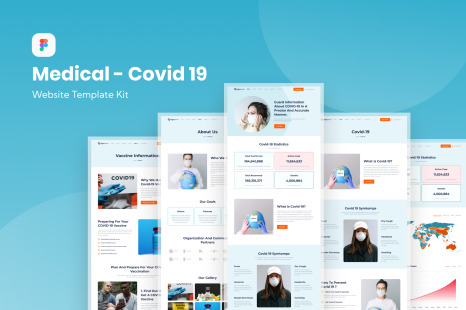 Medical-COVID19 Website Template Kit - Multipurpose