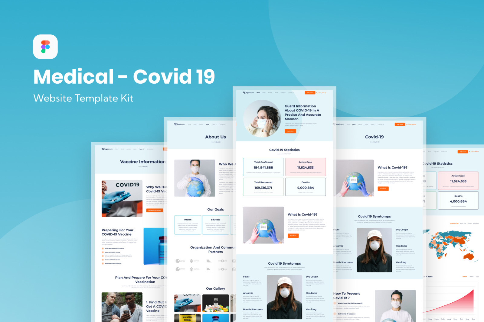 Medical-COVID19 Website Template Kit